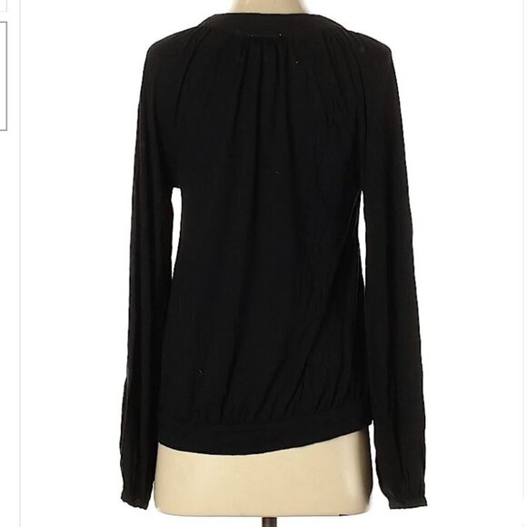 NEW Meadow Rue Tie Front Long Sleeve Top Sz Small - Picture 3 of 7